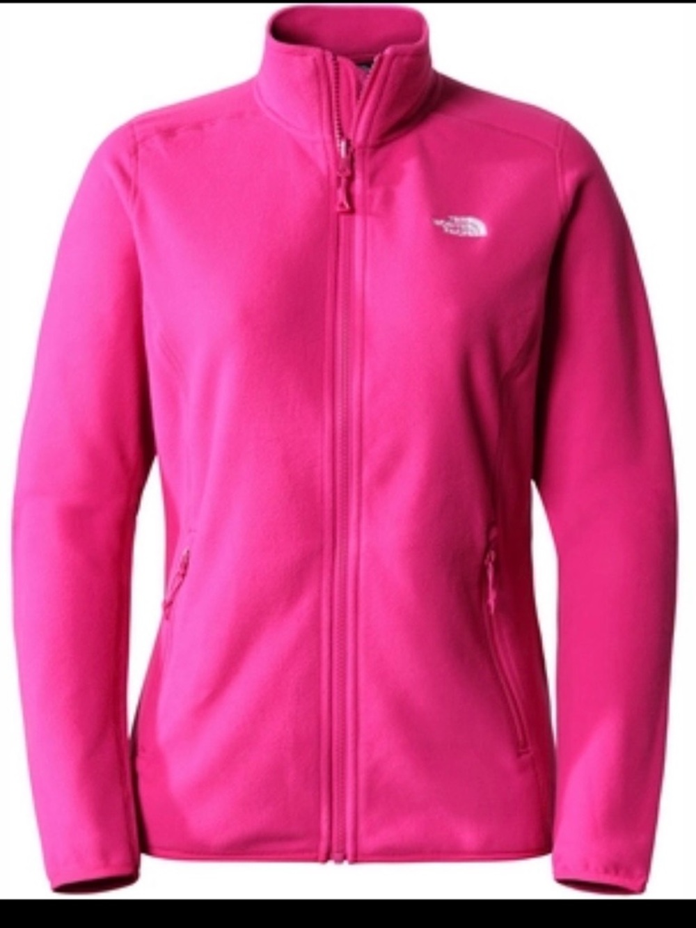 The North Face Women's Full Zip Jacket. Fuschia pink.